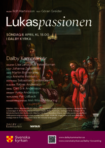 Affish till Lukaspassionen.