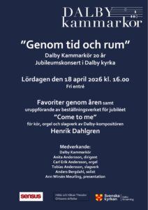 Affisch till jubileumskonsert 20 år